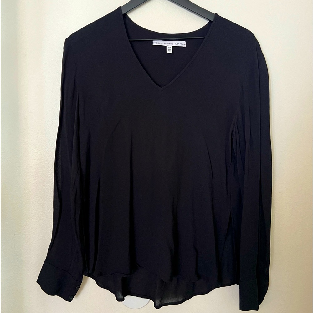 Black chiffon top by &otherstories size S
